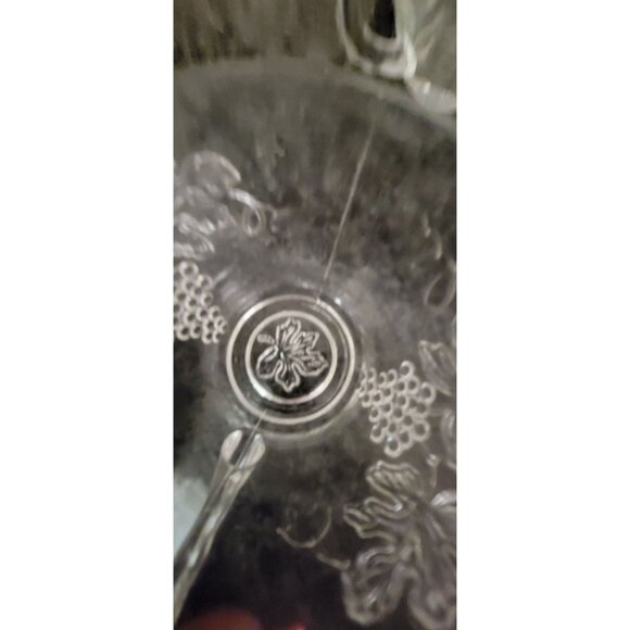 Vintage 8 Piece Anchor Hocking Serwa-Snack Set With Serving Trays & Cups - Picture 10 of 10